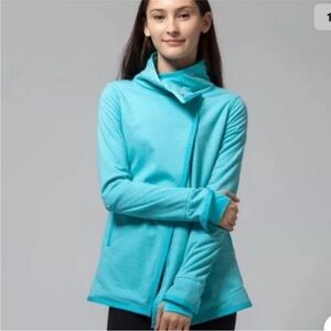 Ivivva Blue Girls Big Business Wrap Fleece